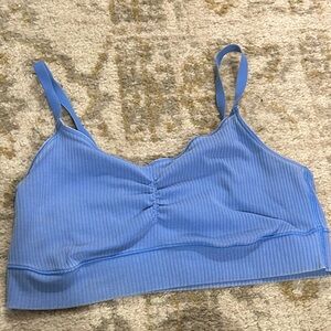 Offline by Aerie Blue Recharge Ribbed Sports Bra
